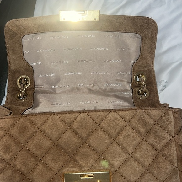 Michael Kors suede shoulder bag - Picture 11 of 16
